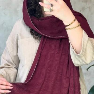 شال نخی پلیسه برشکا دور لمه
