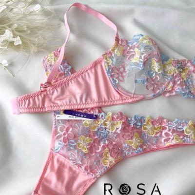 برند رزا Rosaست تور ثابت اروپایی ترکیب تور و ساتن فنردار