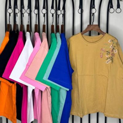 تیشرت لانگ باکسی گلدوزی شده