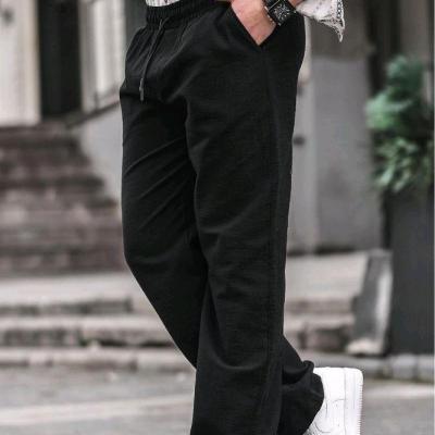 شلوار لینن نیم بگ خنک کولردار