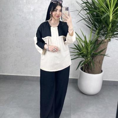 ست تونیک شلوار ریش دار-154454