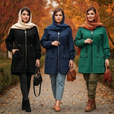 مانتو اسپرت زنانه مخمل کبریتی ارسال رایگان