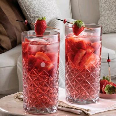 لیوان بلند طرح تایملس دایموند diamonds