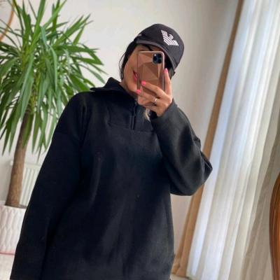 بلوز بافت نیم زیپ هلیا