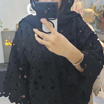 مانتو مجلسی نخی مزون لوکس مدل گیپورقلبی
