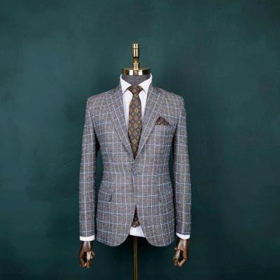 کت تک مردانه طوسی پرنس دوگال پشمی