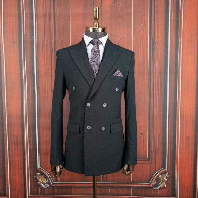 کت تک ذغالی دبل برست بزیاق ترک