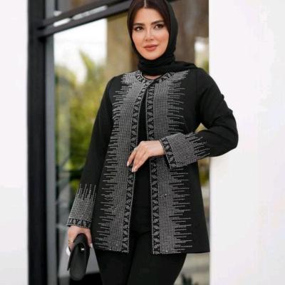 مانتو کتی زنانه کرپ مدل شیده