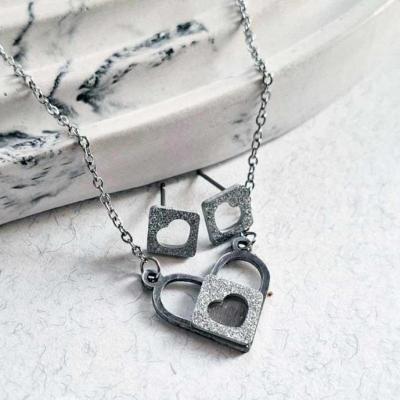 نیم ست استیل سنگ پاشی