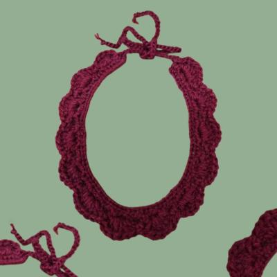 گردنبند قلاب بافی مارون