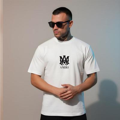 تیشرت نخ پنبه قواره‌دار طرح امیری Amiri رنگ سفید | استایل خاص
