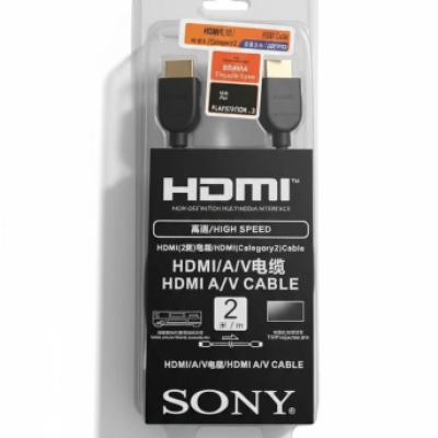 کابل HDMI سونی طول 2 متر مدل High Speed (اورجینال) | مناسب تلویزیون و پلی استیشن