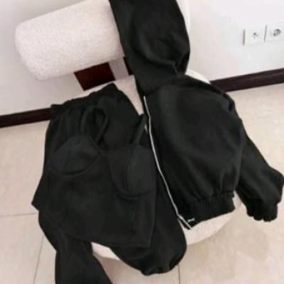 ست سه تیکه سویشرت شلوار تاپ