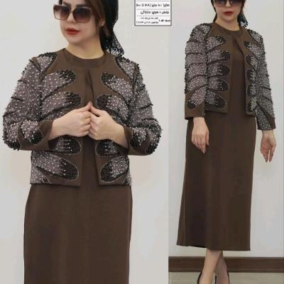 ست کت سارافون مجلسی سایز بزرگ مدل آرتمیس