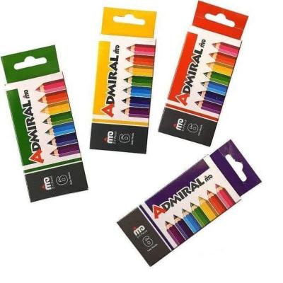 مینی مداد رنگی 6 رنگ آدمیرال