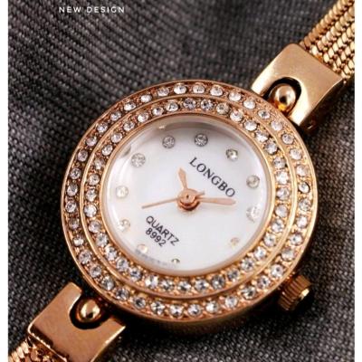 ساعت زنانه استیل Longbo زنجیری طلایی