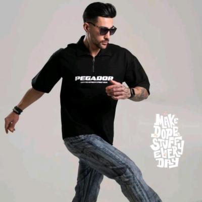 تیشرت نیم زیپ باکسی