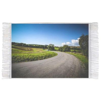 تابلو فرش ماشینی طرح جاده