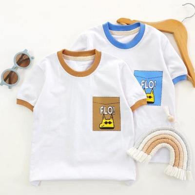 تیشرت فلو طرح جیب