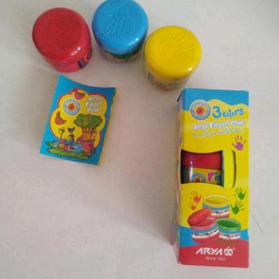 رنگ انگشتی درجه یک سه رنگ مقوایی آریا