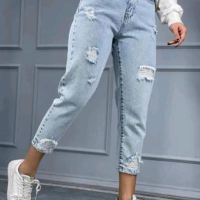 شلوار جین زنانه زاپدار تنخور عالی ارسال رایگان