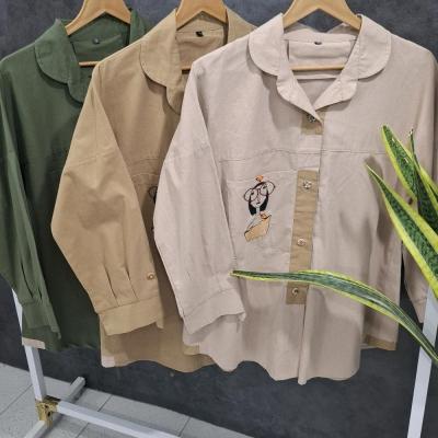 شومیز عروسکی کتان