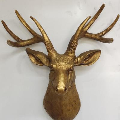 دیوارکوب کله گوزن طلای