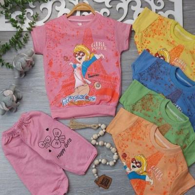 ست تیشرت شلوار دخترانه بلوزشلواردخترکفشدوزکی