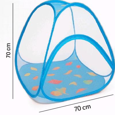 پشه بند کودک طرح کلبه سایز متوسط ( آبی )