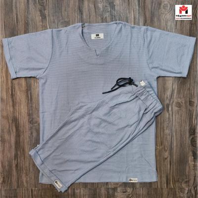 ست تیشرت و شلوارک بیسکویتی M-XL