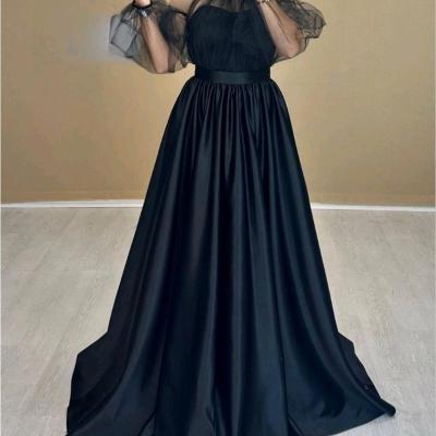 پیراهن شب زنانه ساتن مدل شایسته