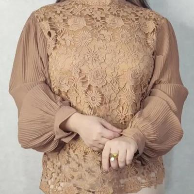 شومیز مجلسی وارداتی گیپور زنانه