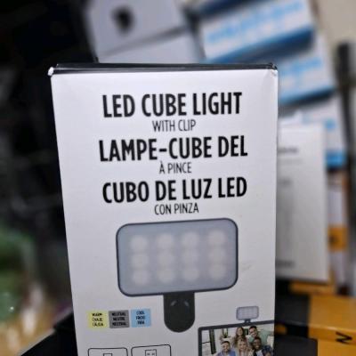 چراغ LED مکعبی با گیره (LED Cube Light with Clip)