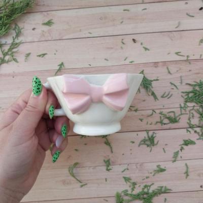 فنجان طرح پاپیون