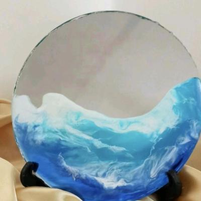 آینه رومیزی رزینی دستساز