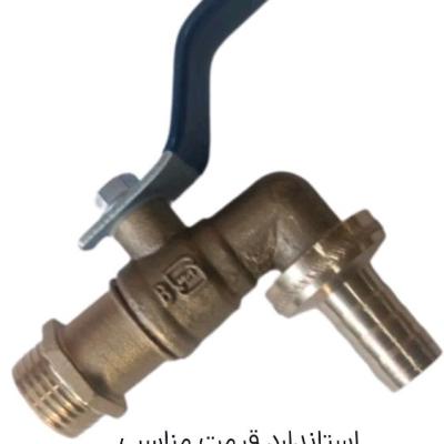 شیر حیاطی دسته گاز ی استاندارد نمره 2