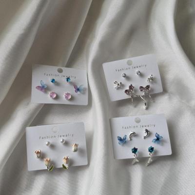 پک گوشواره میخی سه جفتی (برای انتخاب طرح پیام بدید)