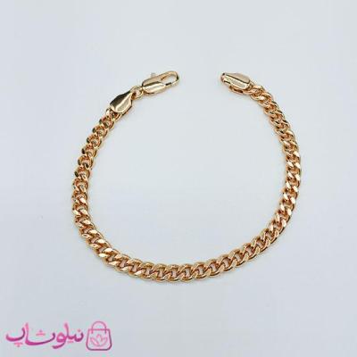 دستبند ژوپینگ کارتیه تراشدار طول 19 سانت و عرض 5 میل کد 2491