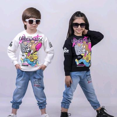 بلوز دورس و شلوار جین اسپرت دخترانه و پسرانه