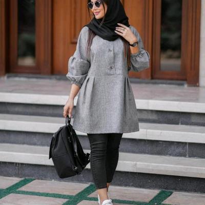 مانتو دانشجویی عروسکی پرشیا مدل نیکا