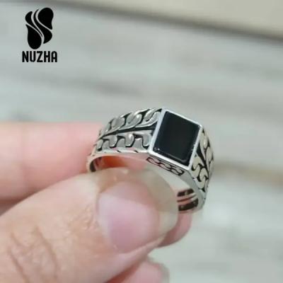 انگشترنقره مردانه ترک کدanm1016