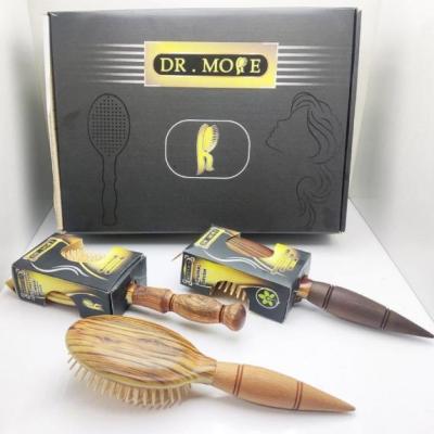 برس دسته و سوزن چوبی دکتر مور جعبه مشکی