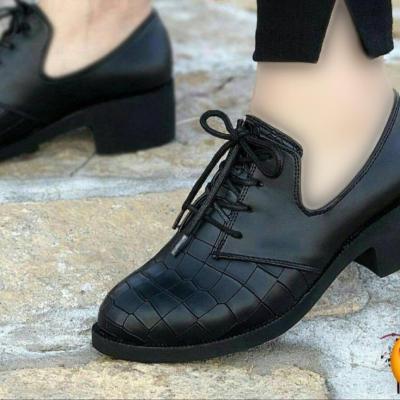 کفش طبی اداری روزمره زنانه پاشنه دار سنگی کارمندی