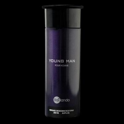 اسپری بدن مردانه بایلندو رایحه یونگ من رایحه ای تلخ و مدرن
