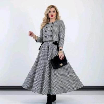 کت دامن پیردوبل ابریشمی