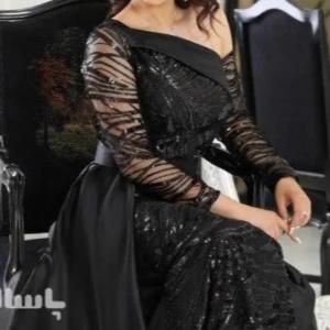 پیراهن مهمانی زنانه ساتن مدل ویکتوریا