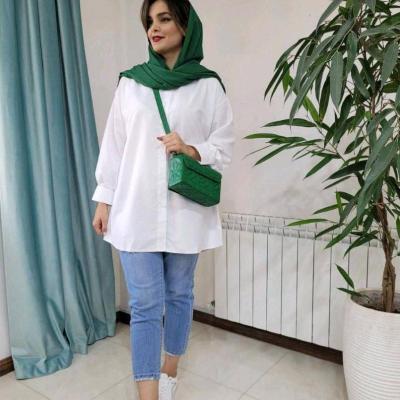 شومیز سفید داکرون-158180