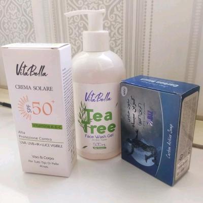 پک شماره 2 ضد جوش( صابون کربن، شوینده گیاهی صورت، ضدآفتاب)