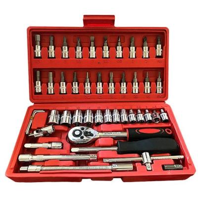 ست کامل ابزار 46 پارچه بکس و پیچ گوشتی همه کاره و حرفه ای