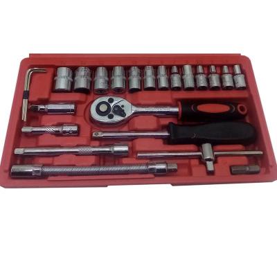 جعبه ابزار کامل 46 تکه با آچار جغجغهه ای و سری های متنوع